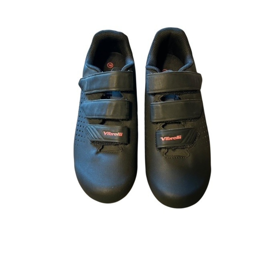 Vibrelli‎ Women's Cycling Shoes US 7.5 Black w/ Look Delta Cleats Peloton